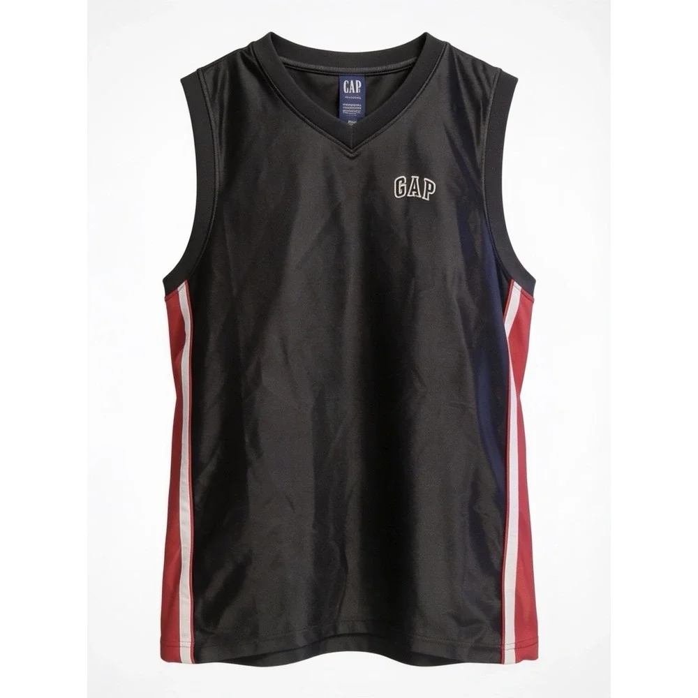 GAP Kids Athletic Sleeveless Jersey Black Size XXL (14-16)